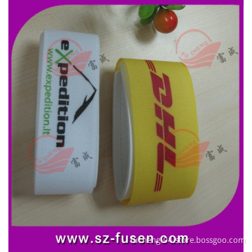 Top Quality Colored Velcro Ski Strap with Print Logo